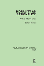 Morality as Rationality: A Study of Kant's Ethics book cover