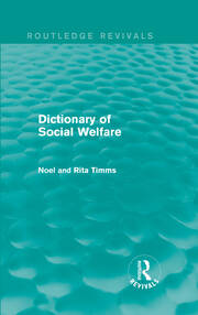 Dictionary of Social Welfare book cover