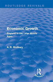 Economic Growth (Routledge Revivals): England in the Later Middle Ages book cover