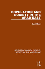 Population and Society in the Arab East book cover