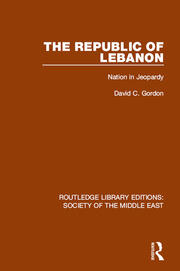 The Republic of Lebanon: Nation in Jeopardy book cover