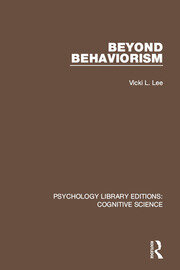 Beyond Behaviorism book cover