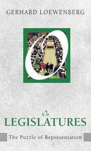 On Legislatures: The Puzzle of Representation book cover
