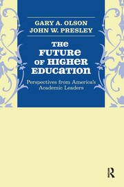 Future of Higher Education: Perspectives from America's Academic Leaders book cover