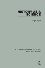 History As A Science book cover