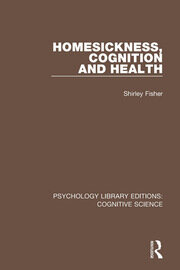 Homesickness, Cognition and Health book cover