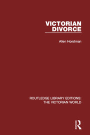 Victorian Divorce book cover