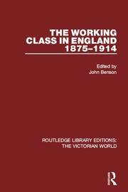 The Working Class in England 1875-1914 book cover