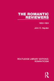 The Romantic Reviewers: 1802-1824 book cover