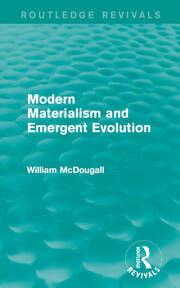 Modern Materialism and Emergent Evolution book cover