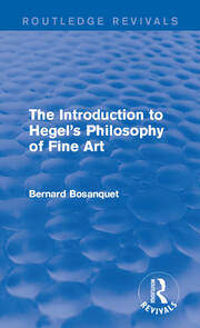 The Introduction to Hegel's Philosophy of Fine Art book cover