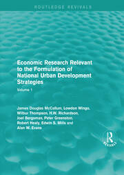 Economic Research Relevant to the Formulation of National Urban Development Strategies: Volume 1 book cover