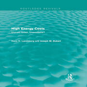 High Energy Costs: Uneven, Unfair, Unavoidable? book cover