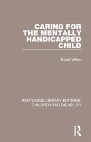 Caring for the Mentally Handicapped Child book cover