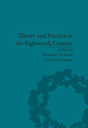 Theory and Practice in the Eighteenth Century: Writing Between Philosophy and Literature book cover