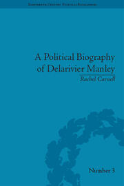 A Political Biography of Delarivier Manley book cover