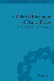 A Political Biography of Daniel Defoe book cover