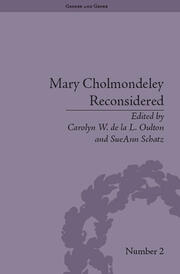 Mary Cholmondeley Reconsidered book cover