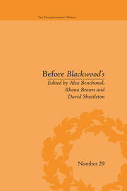 Before Blackwood's: Scottish Journalism in the Age of Enlightenment book cover