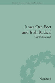 James Orr, Poet and Irish Radical book cover