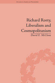 Richard Rorty, Liberalism and Cosmopolitanism book cover