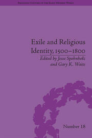 Exile and Religious Identity, 1500–1800 book cover
