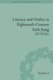 Literacy and Orality in Eighteenth-Century Irish Song book cover