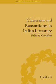Classicism and Romanticism in Italian Literature: Leopardi's Discourse on Romantic Poetry book cover