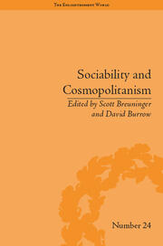 Sociability and Cosmopolitanism: Social Bonds on the Fringes of the Enlightenment book cover