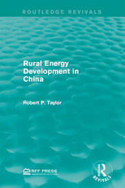 Rural Energy Development in China book cover