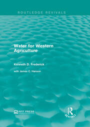 Water for Western Agriculture book cover