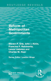 Reform of Metropolitan Governments book cover