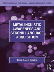 Metalinguistic Awareness and Second Language Acquisition book cover