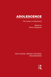 Adolescence: The Crises of Adjustment book cover