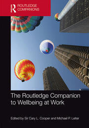 The Routledge Companion to Wellbeing at Work book cover