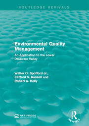 Environmental Quality Management: An Application to the Lower Delaware Valley book cover