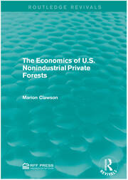 The Economics of U.S. Nonindustrial Private Forests book cover