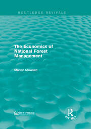 The Economics of National Forest Management book cover