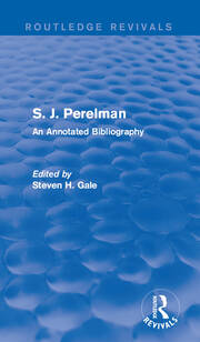 S. J. Perelman: An Annotated Bibliography book cover