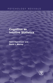 Cognition as Intuitive Statistics book cover