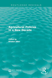 Agricultural Policies in a New Decade book cover