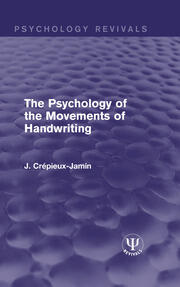 The Psychology of the Movements of Handwriting book cover