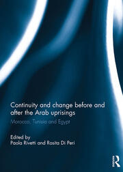 Continuity and change before and after the Arab uprisings: Morocco, Tunisia, and Egypt book cover