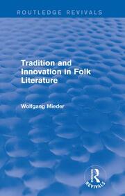 Tradition and Innovation in Folk Literature book cover