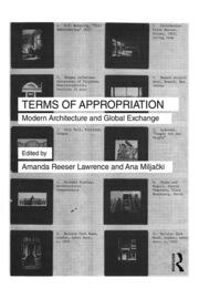 Terms of Appropriation: Modern Architecture and Global Exchange book cover