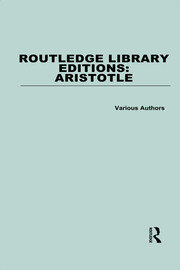 Routledge Library Editions: Aristotle book cover