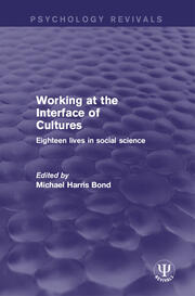 Working at the Interface of Cultures: Eighteen Lives in Social Science book cover