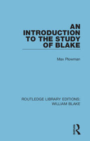 An Introduction to the Study of Blake book cover