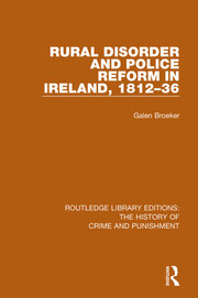 Rural Disorder and Police Reform in Ireland, 1812-36 book cover