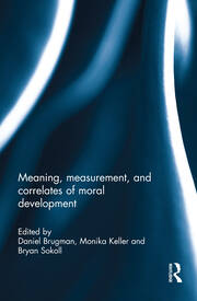 Meaning, measurement, and correlates of moral development book cover